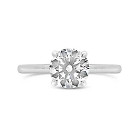 New Brilliance Lab Grown 1.58CTW Diamond Solitaire Ring in 14K White Gold