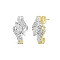 0.25CTW Diamond Fashion Earrings in 10K Yellow Gold