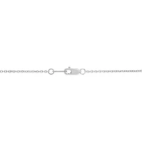 Blue & White Diamond Snowflake Pendant in Sterling Silver