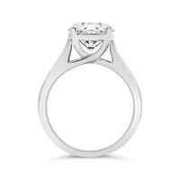 New Brilliance Lab Grown 3.00CT Diamond Solitaire Ring in 14K White Gold