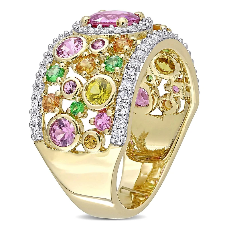 JULIANNA B 14K Yellow Gold Multi-Sapphire