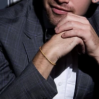 JULIANNA B 10K Yellow Gold 9" 5MM Rope Link Bracelet