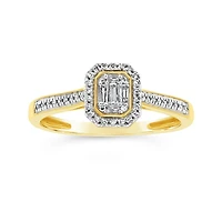 0.15CTW Diamond Promise Ring in 10K Yellow Gold