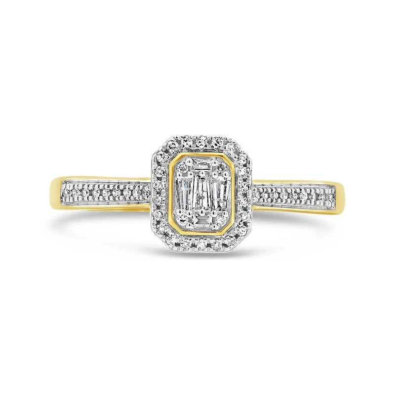 0.15CTW Diamond Promise Ring in 10K Yellow Gold