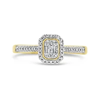 0.15CTW Diamond Promise Ring in 10K Yellow Gold
