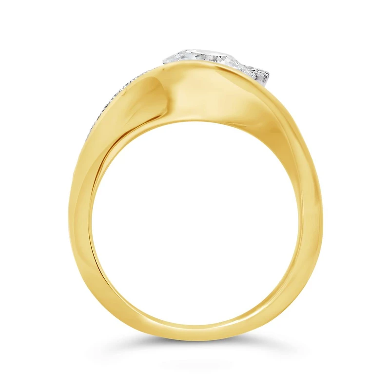 Charmed By Richard Calder Lab Grown 1.68CTW Diamond Ring in 14K Yellow Gold