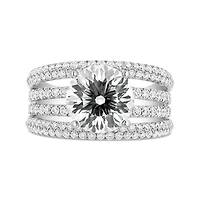 Charmed By Richard Calder Lab Grown 4.27CTW Diamond Ring in 14K White Gold