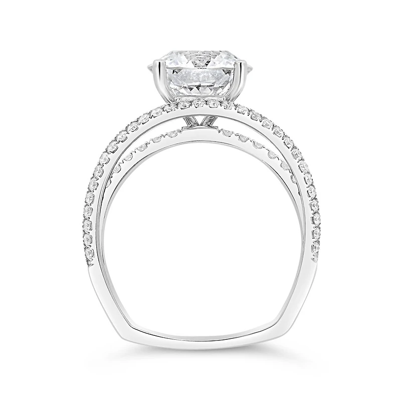 Charmed By Richard Calder Lab Grown 4.27CTW Diamond Ring in 14K White Gold