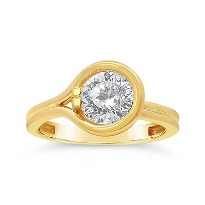 Charmed By Richard Calder Lab Grown 1.50CT Diamond Ring in 14K Yellow Gold