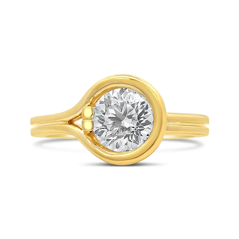 Charmed By Richard Calder Lab Grown 1.50CT Diamond Ring in 14K Yellow Gold