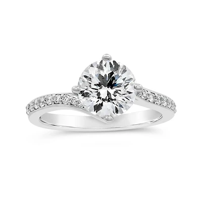 Charmed By Richard Calder Lab Grown 2.18CTW Diamond Ring in 14K White Gold