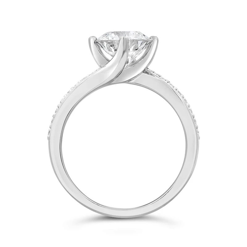 Charmed By Richard Calder Lab Grown 2.18CTW Diamond Ring in 14K White Gold