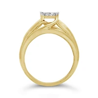 10K Yellow Gold 0.50CTW Diamond Fashion Ring