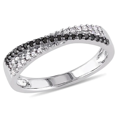 JULIANNA B 0.25CTW Diamond Fashion Band Sterling Silver