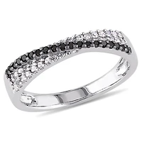 JULIANNA B 0.25CTW Diamond Fashion Band Sterling Silver
