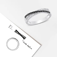 JULIANNA B 0.25CTW Diamond Fashion Band Sterling Silver