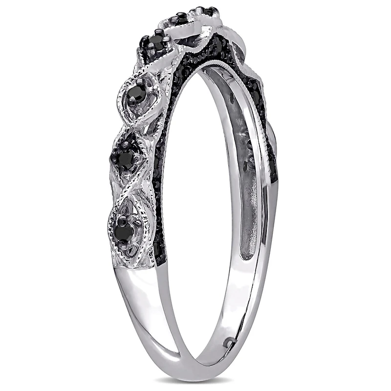 JULIANNA B 0.14CTW Diamond Fashion Ring 10K White Gold