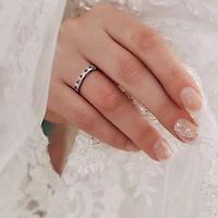 JULIANNA B 0.14CTW Diamond Fashion Ring 10K White Gold