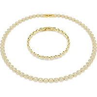 Swarovski Una Angelic Set of Tennis Necklace & Bracelet