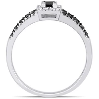 Julianna B 0.51CTW Black & White Diamond Fashion Ring 10K Gold