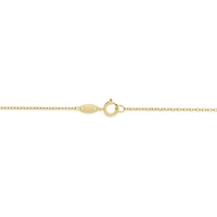 10K Yellow Gold "222" 17" Necklace
