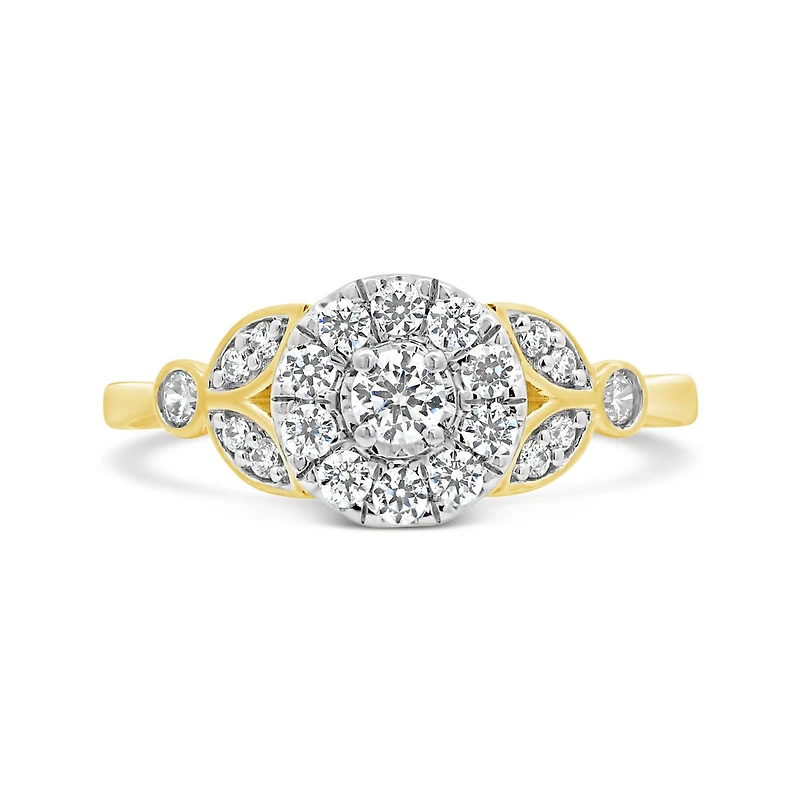 New Brilliance Lab Grown 0.50CTW Diamond Fashion Ring in 10K Yellow Gold