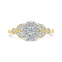 New Brilliance Lab Grown 0.50CTW Diamond Fashion Ring in 10K Yellow Gold