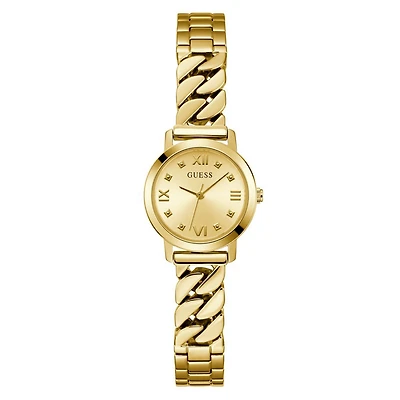 Guess Women's Gold Tone Chime Watch