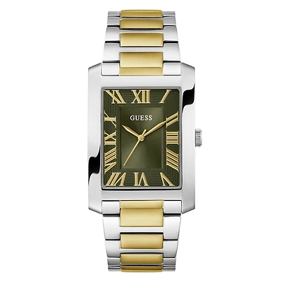 Guess Men's Two-Tone Clyde Watch