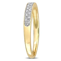 Julianna B Diamond Band 10K Yellow Gold