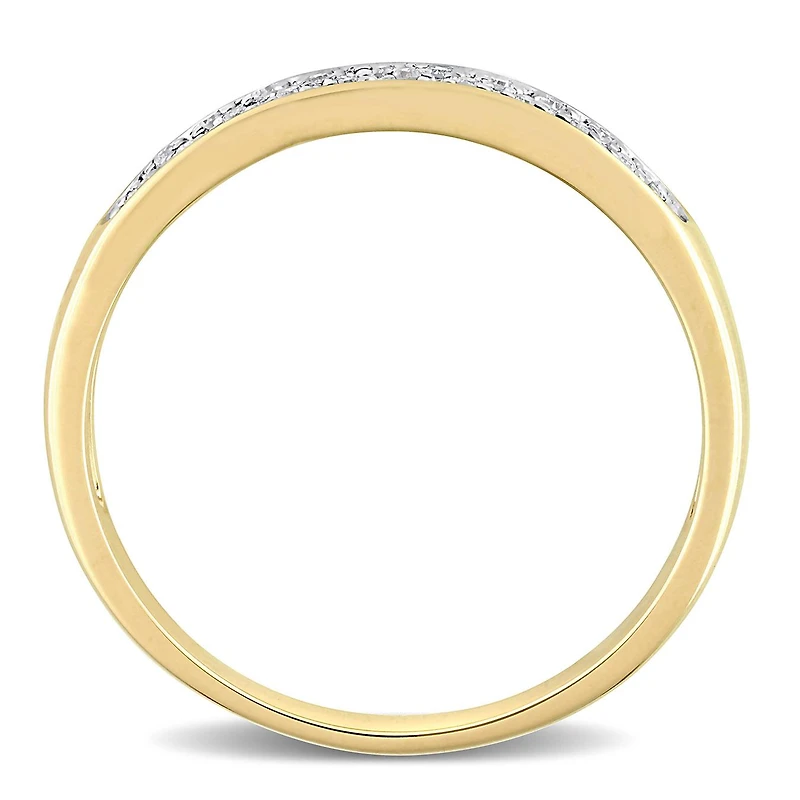 Julianna B Diamond Band 10K Yellow Gold