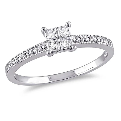 Julianna B 0.28CTW Diamond Fashion Ring 10K White Gold