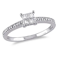 Julianna B 0.28CTW Diamond Fashion Ring 10K White Gold