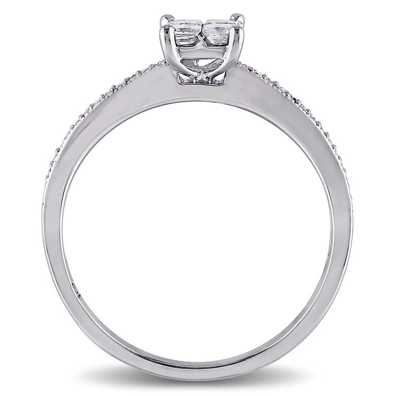 Julianna B 0.28CTW Diamond Fashion Ring 10K White Gold