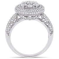 Julianna B 1.99CTW Diamond Halo Ring 10K White Gold