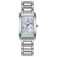 Citizen Ladies' Silver-Tone Mother of Pearl Bianca Watch