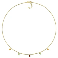 Julianna B 14K Yellow Gold Multi-Colour Sapphire & Diamond 7.25" Bracelet