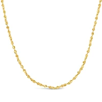 14K Yellow Gold 20" 0.9mm Serpentine Chain