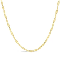 10K Yellow Gold 18" 2mm Mirror Chain