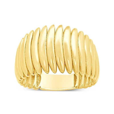 10K Yellow Gold Wave Ring