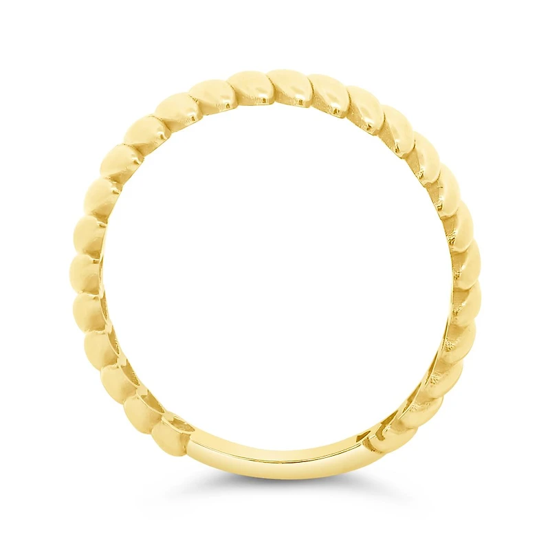 10K Yellow Gold Wave Ring