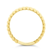 10K Yellow Gold Wave Ring