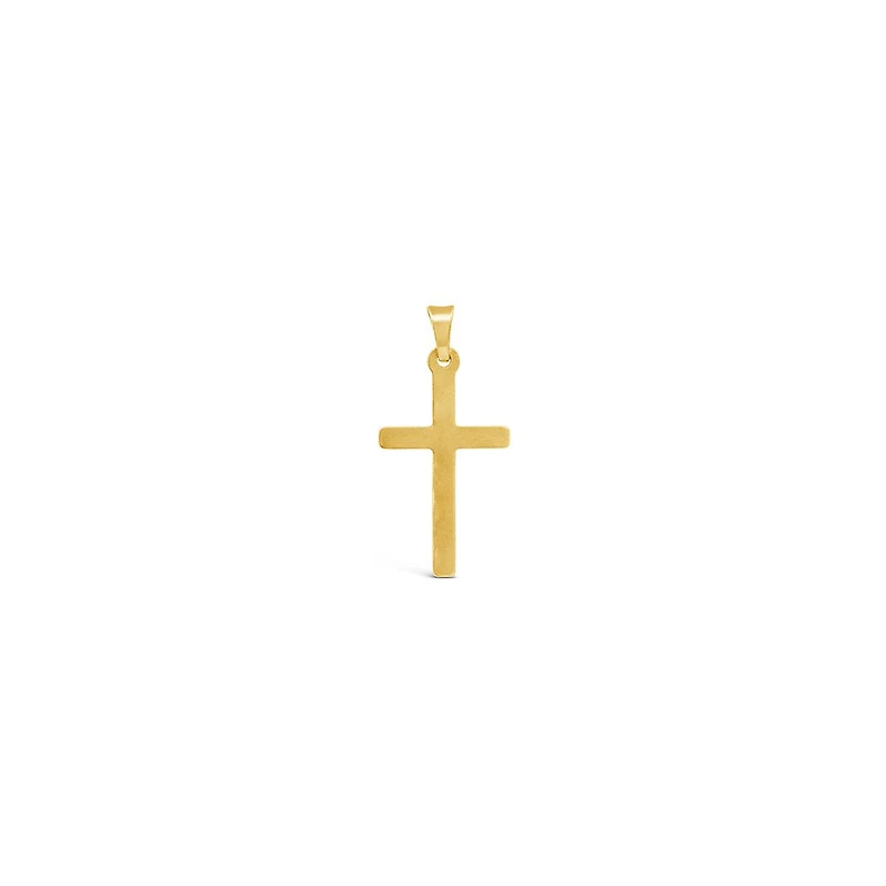 14K Yellow Gold Cross No Chain