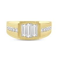 10K Yellow Gold 1.50CTW Men's Lab Grown Diamond Ring