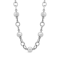 Sterling Silver 18" Ball Link Chain