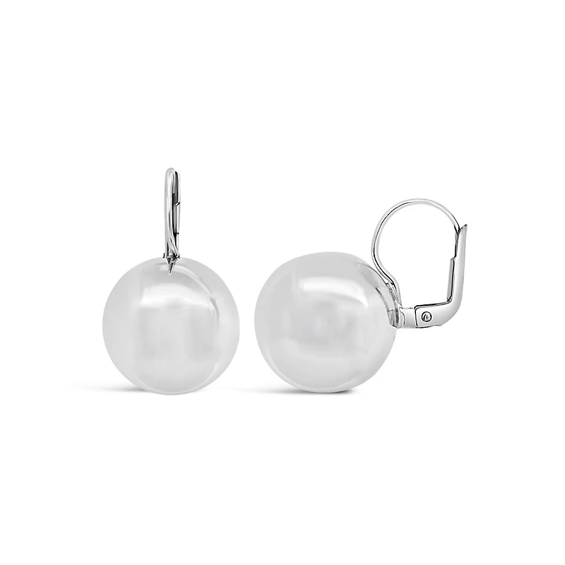 Sterling Silver Large Ball Earrings