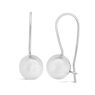 Sterling Silver Ball Earrings