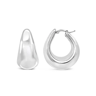 Sterling Silver Hoop Earrings