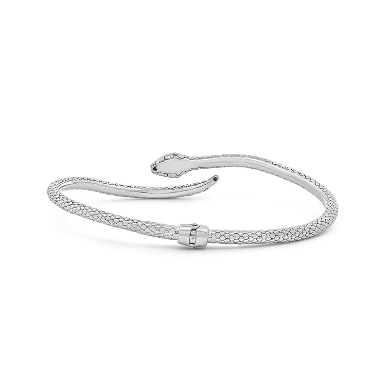 Sterling Silver Snake Bracelet