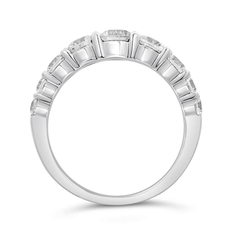 New Brilliance Lab Grown 1.50CTW Diamond Band in 14k White Gold